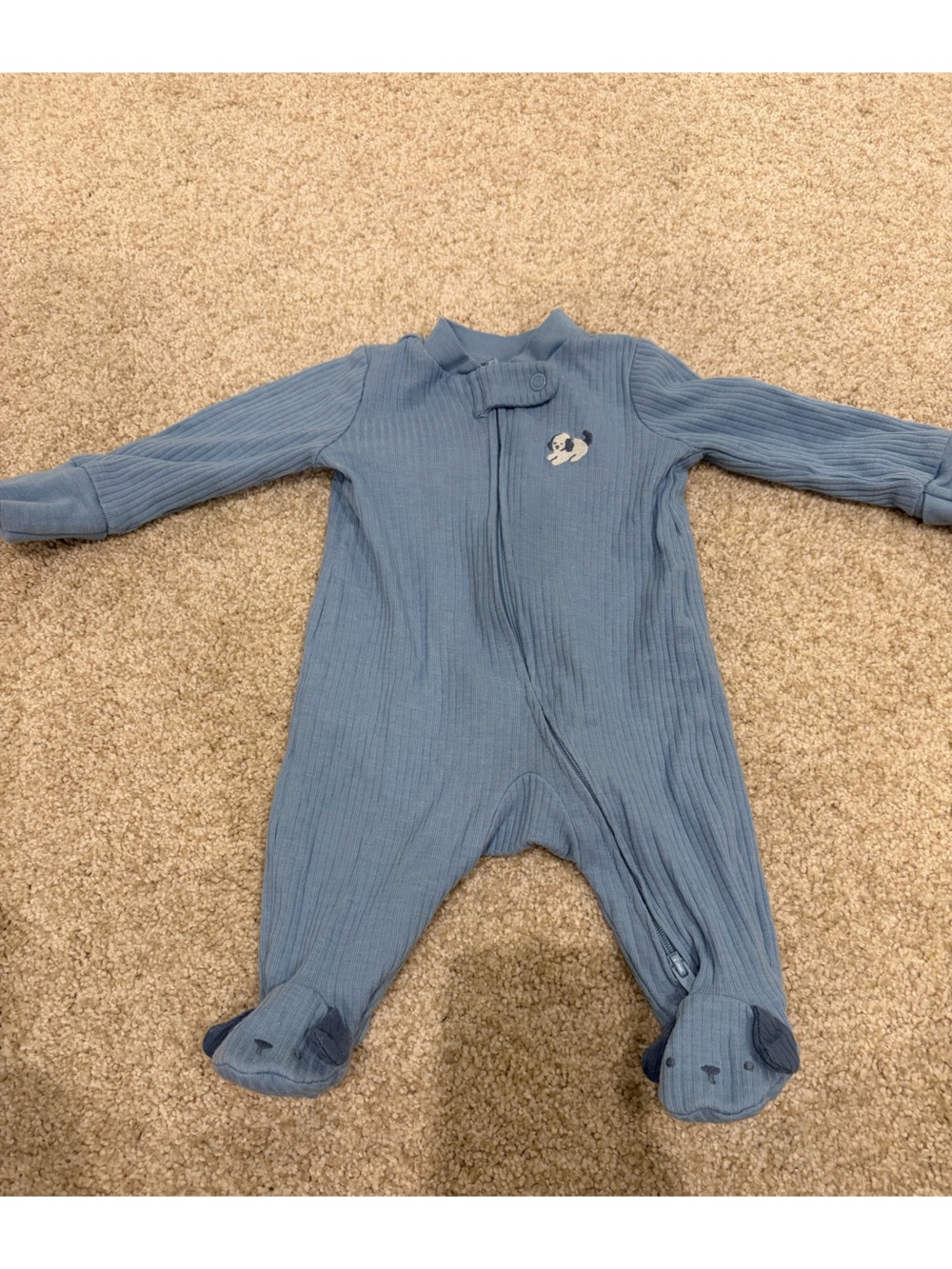 carter's Baby Puppy Cotton 2-Way Zip Sleeper